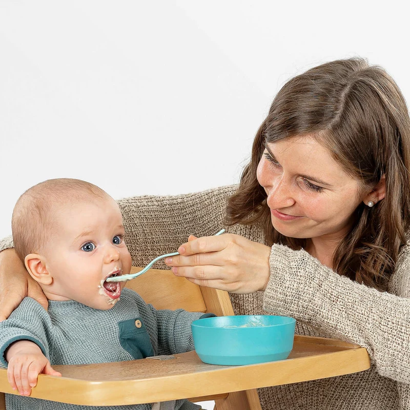 reer BabySpoon Fütterlöffel, 5er Set, Babylöffel, Baby Löffel, mit langem Griff, 23022