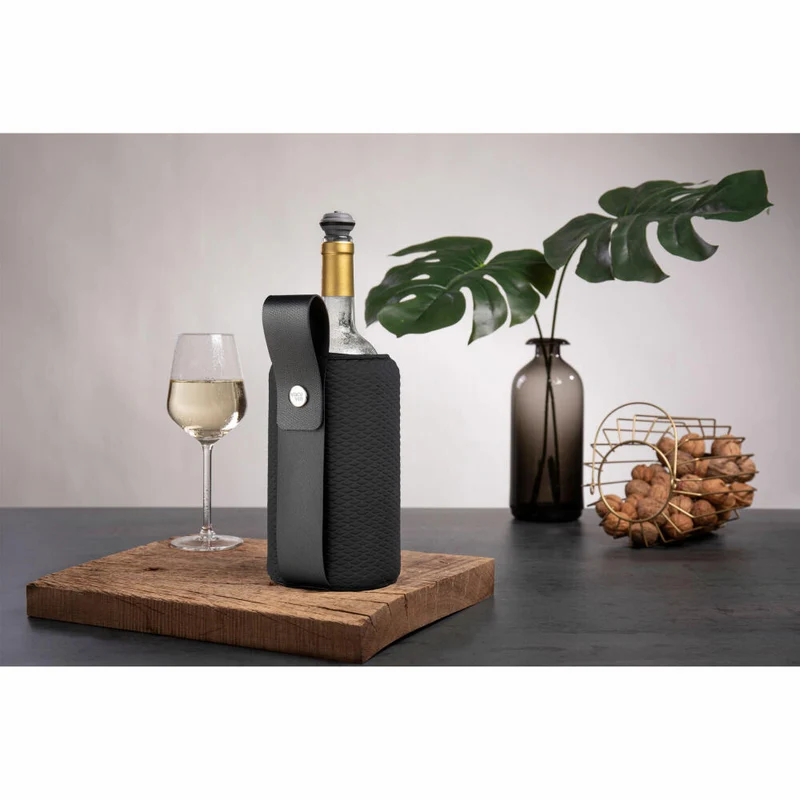Vacu Vin Aktiv-Flaschenkühler Artico, Weinkühler, Aktivkühler, Neopren, Kunstleder, 38864606