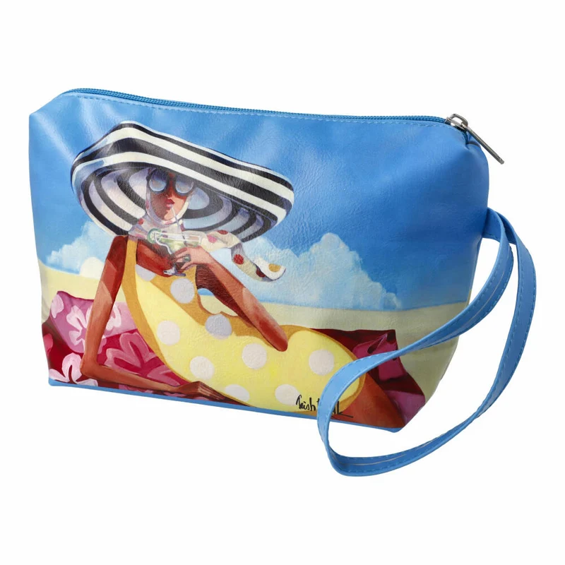 Goebel Kosmetiktasche Trish Biddle - Margarita Girl, Tasche, Kosmetikbeutel, Kunstleder, Bunt, 67140281