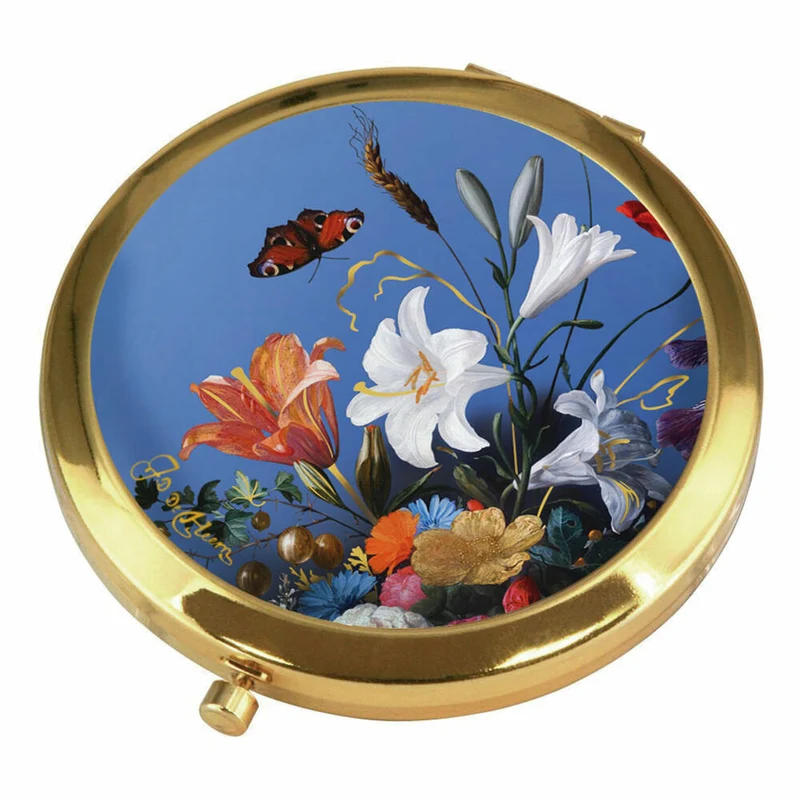 Goebel Taschenspiegel Jan Davidsz de Heem - Sommerblumen, Spiegel, Artis Orbis, Metall-Kombi, Bunt, 67061441
