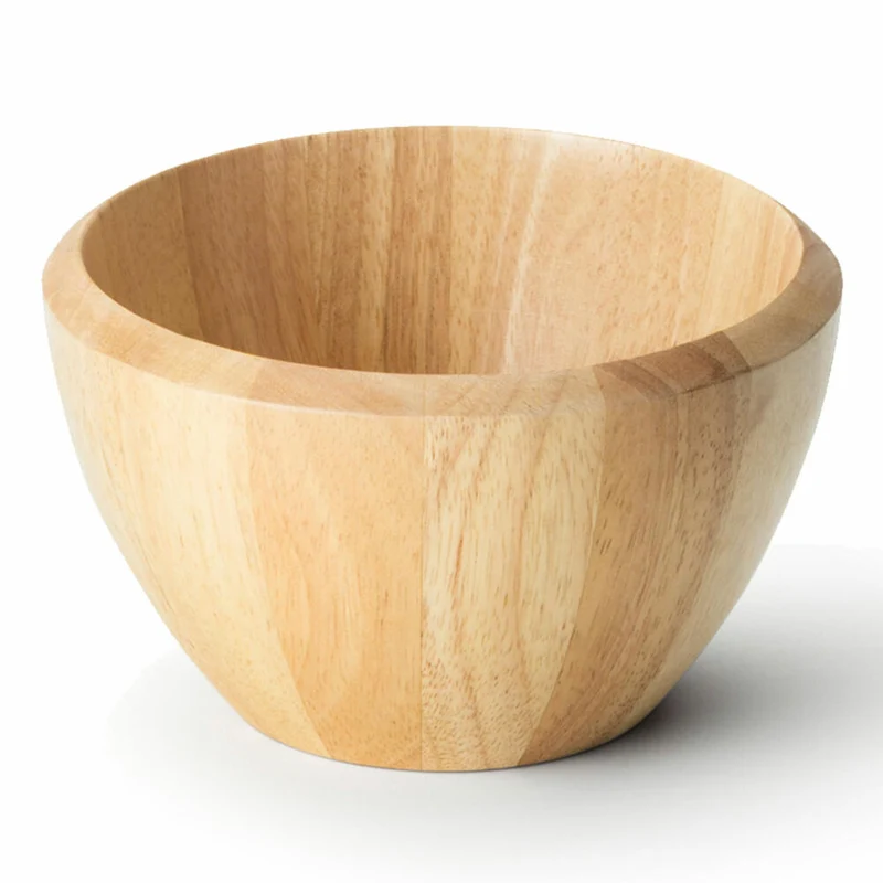 Continenta Schüssel, Servierschüssel, Salatschüssel, Schale, Gummibaumholz, Ø 15.5 cm, 3275