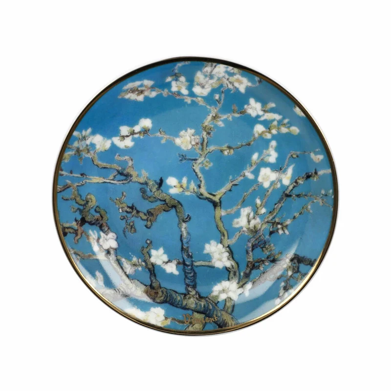 Goebel Miniteller Vincent Van Gogh - Mandelbaum Blau, Dekoteller, Teller, Artis Orbis, Fine Bone China, 10 cm, 67063041