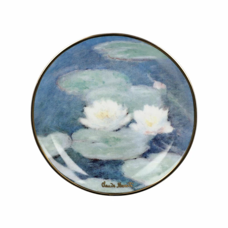 Goebel Miniteller Claude Monet - Seerosen, Dekoteller, Teller, Artis Orbis, Fine Bone China, Bunt, 10 cm, 67063101