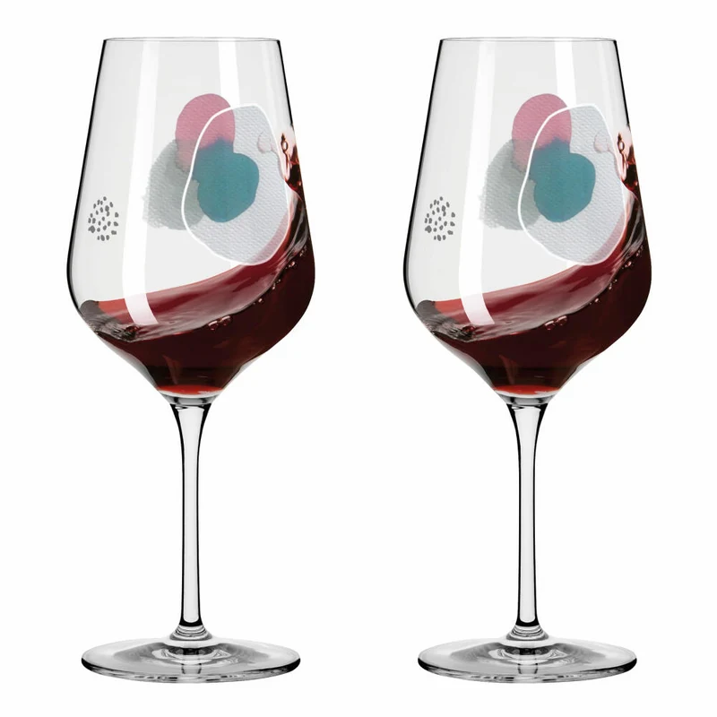 Ritzenhoff Weingläser Sommerwendtraum Rotwein 2er-Set 001, Rotweinglas, Romi Bohnenberg , Kristallglas, 570 ml, 3601001