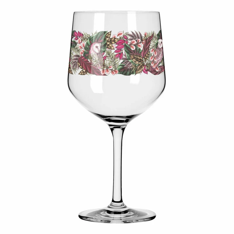 Ritzenhoff Gin-Kelch Schattenfauna 2er-Set 002, Gin-Becher, Maggie Enterrios, Kristallglas, 720 ml, 3691002