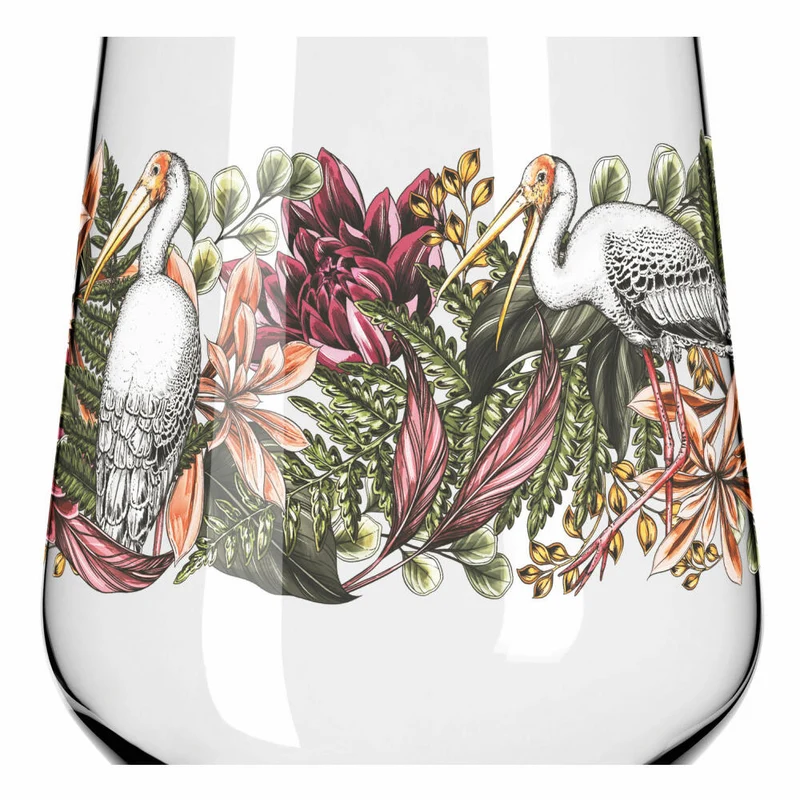Ritzenhoff Gin-Tumbler Schattenfauna 2er-Set 001, Gin-Becher, Maggie Enterrios, Kristallglas, 710 ml, 3701001