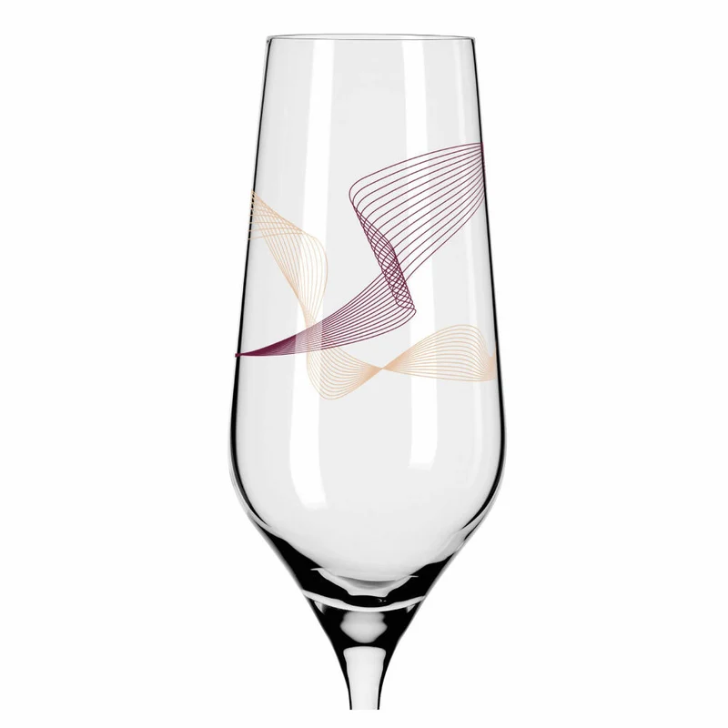 Ritzenhoff Champagnerglas Kristallwind Champagner 2er-Set 001, Sektglas, Romi Bohnenberg, Kristallglas, 250 ml, 3711001