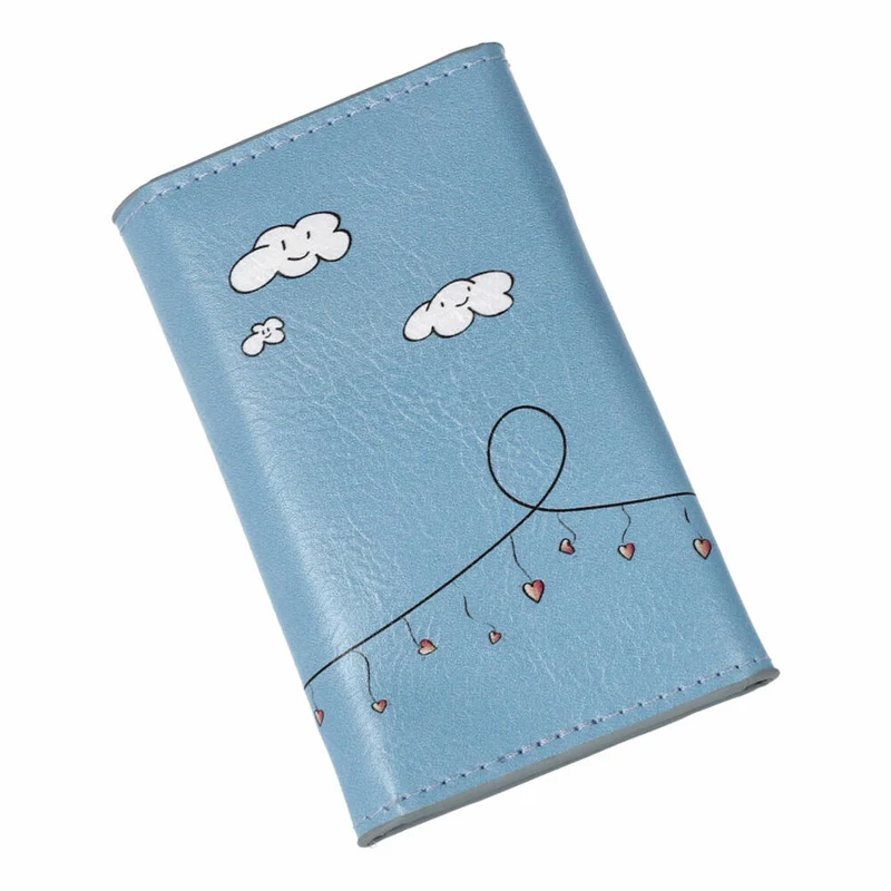 Goebel Schlüsselmäppchen Der kleine Yogi - Life is Beautiful, Mappe, Kunstleder, Blau, 54102311