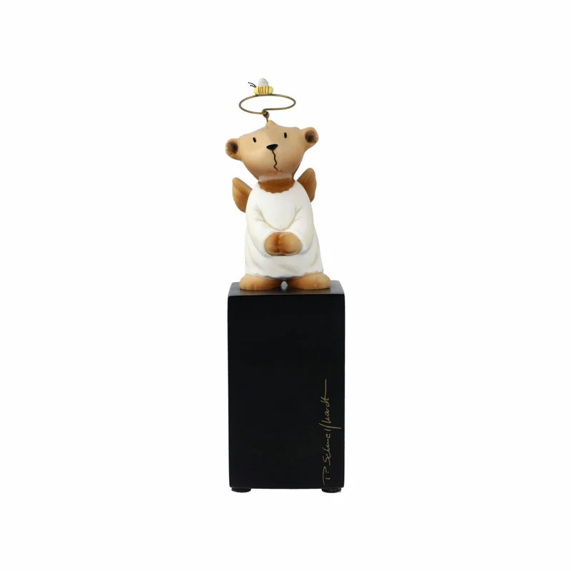 Goebel Figur Peter Schnellhardt - Schutzengel, Engelfigur, Artis Orbis, Porzellan, Bunt, 22 cm, 67022171