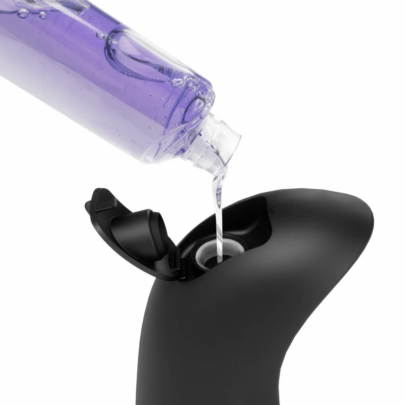 Umbra Seifenspender Emperor, automatischer berührungsloser Spender, Spülmittel-Spender, Kunststoff, Schwarz-Weiß, 355 ml, 1016999-050