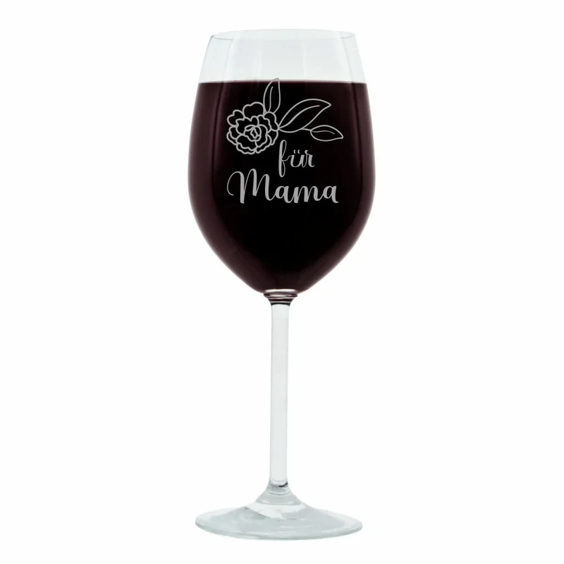 Leonardo Weinglas, Geschenk Stimmungsglas mit Gravur, Moodglas, Für Mama, Bold, 400 ml