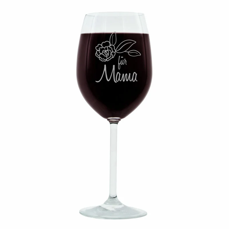 Leonardo Weinglas, Geschenk Stimmungsglas mit Gravur, Moodglas, Für Mama, Thin, 400 ml