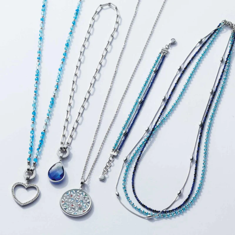 Leonardo Jewels Halskette Estrella Clip & Mix, Halsschmuck, Kette, Modeschmuck, 45 cm, Edelstahl, 019746