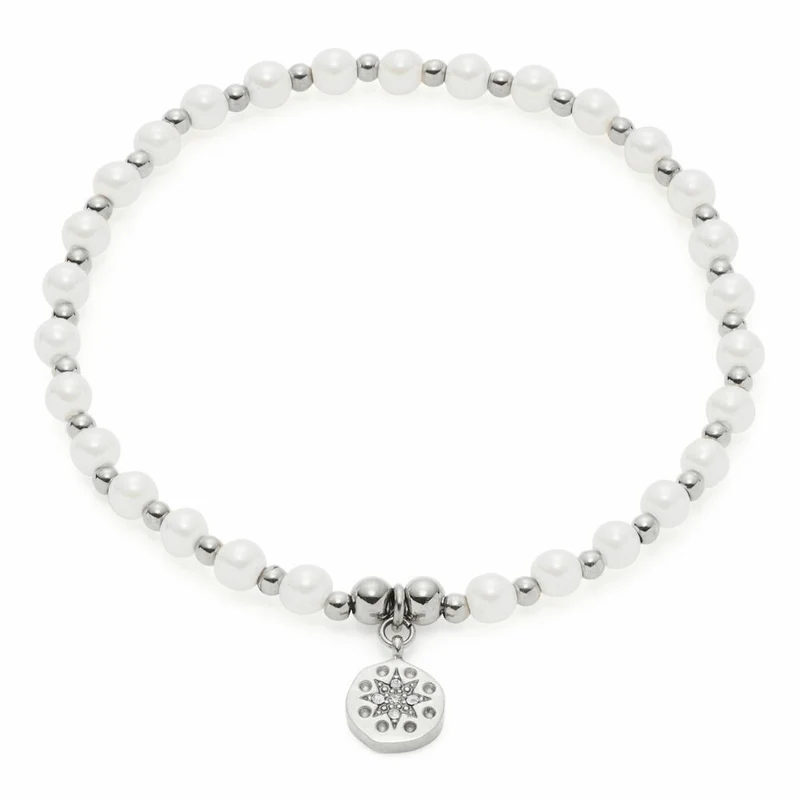 Leonardo Jewels Armband Pelena Ciao, Armschmuck, Modeschmuck, Edelstahl, Imitationsperlen, 021176