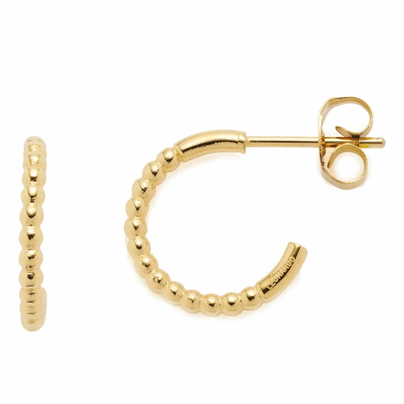 Leonardo Jewels Kreole Lilly Ciao, Creole, Ohrringe, Modeschmuck, Edelstahl IP gold, 018897