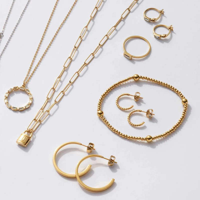 Leonardo Jewels Kreole Lilly Ciao, Creole, Ohrringe, Modeschmuck, Edelstahl IP gold, 018897