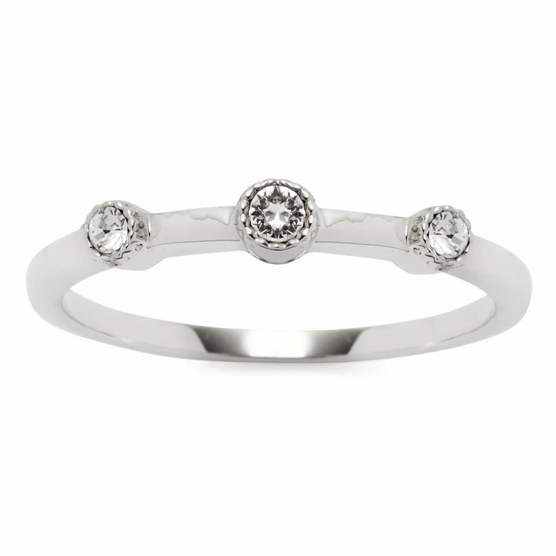 Leonardo Jewels Ring Marida Ciao, Fingerring, Modeschmuck, Größe 16, Edelstahl, Kristallsteine, 018898