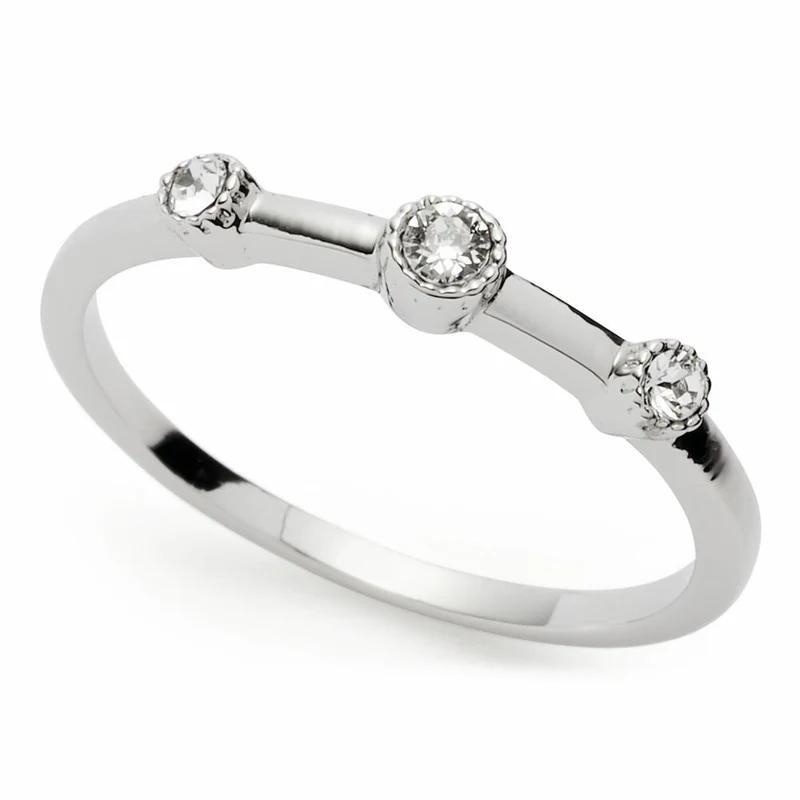 Leonardo Jewels Ring Marida Ciao, Fingerring, Modeschmuck, Größe 16, Edelstahl, Kristallsteine, 018898