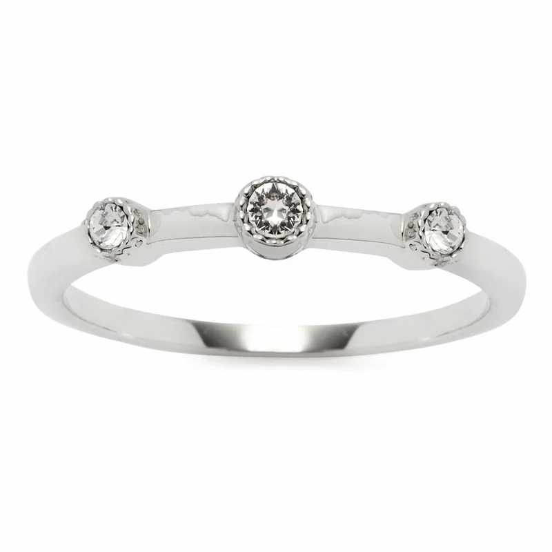 Leonardo Jewels Ring Marida Ciao, Fingerring, Modeschmuck, Größe 17, Edelstahl, Glaskristalle, 018899