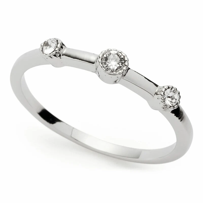 Leonardo Jewels Ring Marida Ciao, Fingerring, Modeschmuck, Größe 17, Edelstahl, Glaskristalle, 018899
