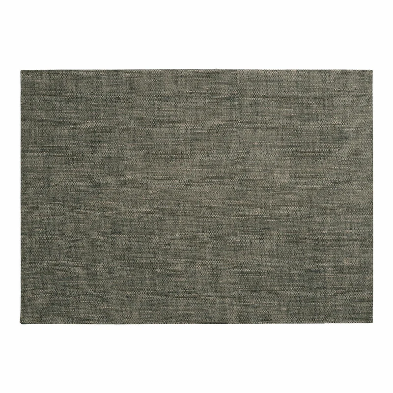 ASA Selection linen optic Tischset, Platzset, Platzdecke, Platzmatte, Untersetzer, PVC / Polyester, 46 x 33 cm, Pigeon / Braun, 78503076