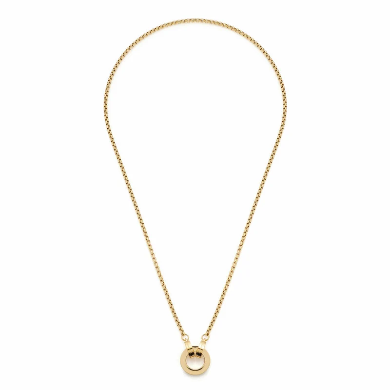 Leonardo Jewels Halskette Lolita gold Clip & Mix, Halsschmuck, Kette, Modeschmuck, 43 cm, Edelstahl IP gold, 018412