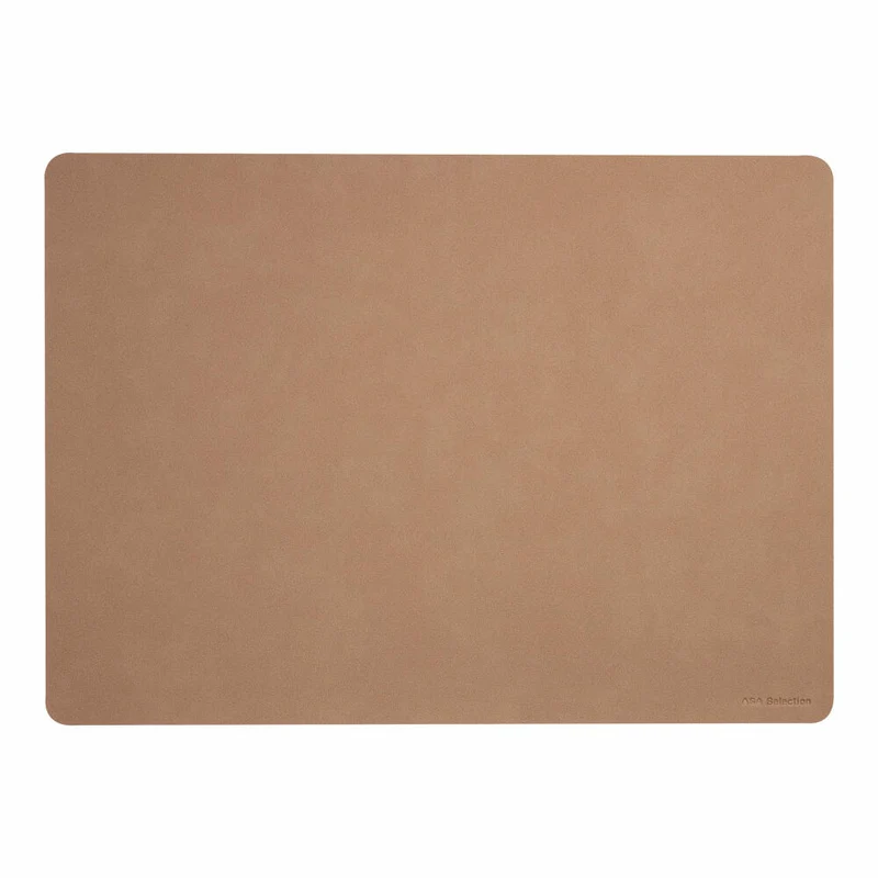 ASA Selection soft leather Tischset, Platzset, Platzdecke, Platzmatte, Untersetzer, PU, 46 x 33 cm, Powder / Rose, 78554076