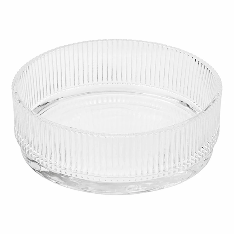 Stelton Servierschale Pilastro klein, Schüssel, Dekoschale, Glas, Transparent, D 15 cm, x-505