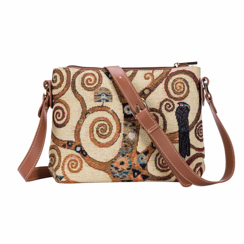 Goebel Umhängetasche Gustav Klimt - Der Lebensbaum, Tasche, Handtasche, Artis Orbis, Textil, Bunt, 67061711