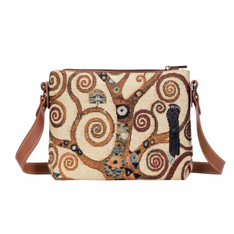 Goebel Umhängetasche Gustav Klimt - Der Lebensbaum, Tasche, Handtasche, Artis Orbis, Textil, Bunt, 67061711
