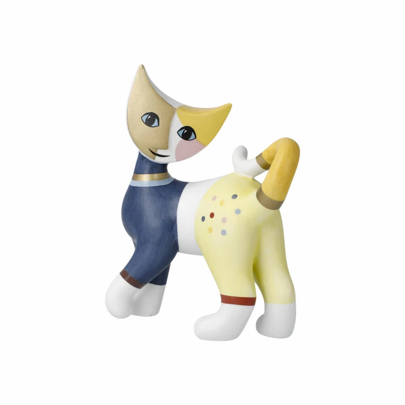 Goebel Figur Rosina Wachtmeister - Elia, Dekofigur, Katze, Biskuitporzellan, Bunt, 12 cm, 31374011