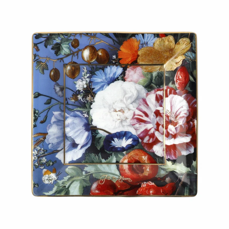 Goebel Schale Jan Davidsz de Heem - Sommerblumen, Dekoschale, Artis Orbis, Fine Bone China, Bunt, 12 x 12 cm, 67061621